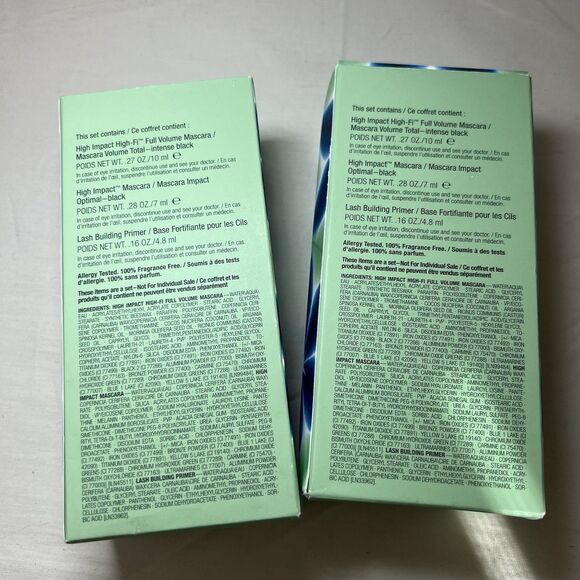 Two Sets!  Clinique High Impact Lash Line Up Mascaras & Primer - NIB! - Picture 2 of 3